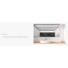 Viva AURA Led TOUCH fürdőszobai tükör - páramenetesítővel - órával - 100 x 70 cm