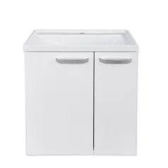   PIRAMIDA EURIDIKA 50L fali / álló fürdőszobabútor öntött műmárvány mosdóval 50 X 38 cm