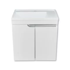   PIRAMIDA EURIDIKA 60LH fali függesztett fürdőszobabútor öntött műmárvány mosdóval 60 cm