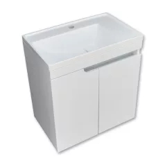   PIRAMIDA EURIDIKA 60LH fali függesztett fürdőszobabútor öntött műmárvány mosdóval 60 cm