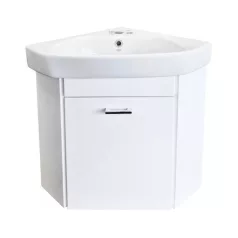   Viva STYLE Arda sarokszekrény CeraStyle Arda porcelán sarokmosdóval 46 x 46 cm - BALOS