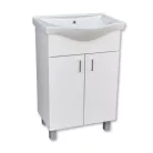 Viva STYLE Ekonomik 55 lábon álló 2 ajtós fürdőszobabútor Sanovit ALBATROS 10055 mosdókagyló 55x45cm