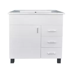   Viva STYLE Karina 75 lábon álló fürdőszobabútor 3 fiókos Sanovit ATRIA 9075 mosdóval 75 x 45,5 cm