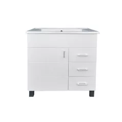   Viva STYLE Karina 85 lábon álló fürdőszobabútor 3 fiókos Sanovit ATRIA 9085 mosdóval 85 x 45,5 cm