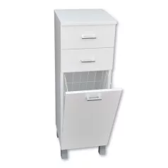   Viva STYLE fürdőszobai ÁLLÓSZEKRÉNY 100 szennyestartós - 2 fiók - 35 x 33 x 100 cm