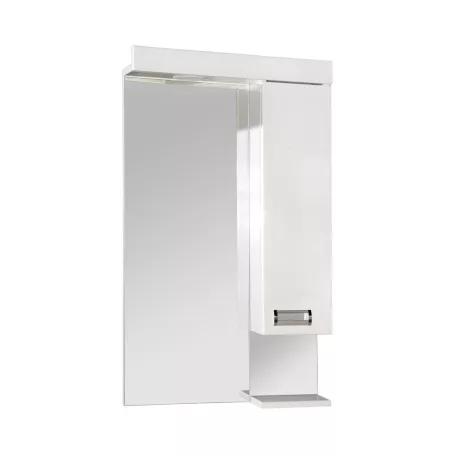 Viva SZQUARE 55 Tükrös fürdőszobai szekrény - JOBBOS szekrénnyel - 55 x 97 x 15 cm