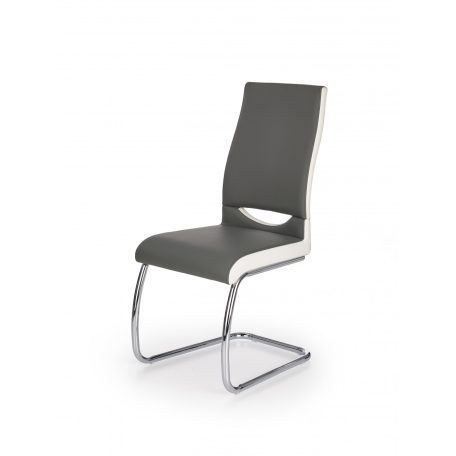 K259 szék, szürke / fehér