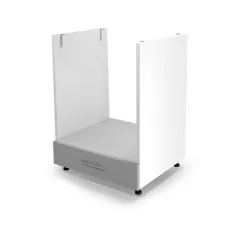   Vento dp-60/82 alsó szekrény sütőhöz magasfényű szürke