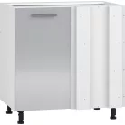 Vento dn-100/82 alsó sarokszekrény magasfényű szürke