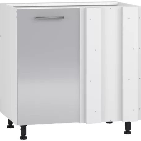 Vento dn-100/82 alsó sarokszekrény magasfényű szürke