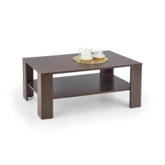 KWADRO dohányzóasztal, sötét dió