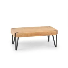 EMILY dohányzóasztal, arany tölgy / fekete