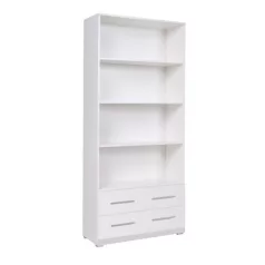 Lima reg3 fehér könyvespolc