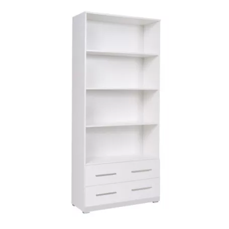 Lima reg3 fehér könyvespolc