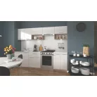 VIOLA 260 konyha blokk, magasfényű fehér