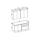 IDEA konyhablokk, 180