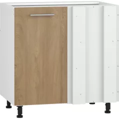 Vento dn-100/82 alsó sarokszekrény méztölgy