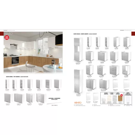 Vento DZ-72/31 takarólap alsó szekrényhez