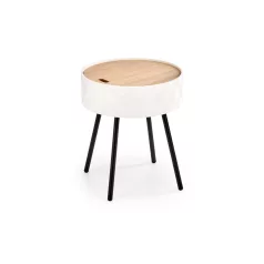 Aura dohányzóasztal, fehér