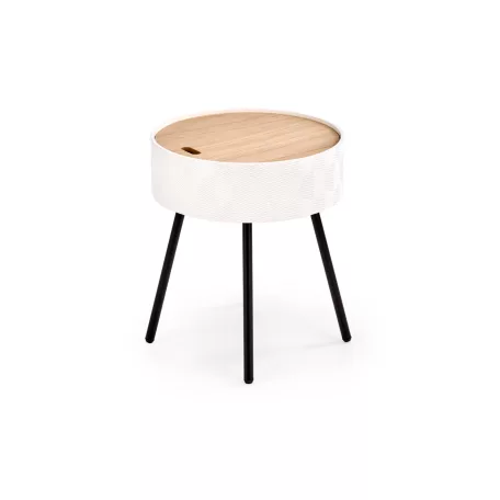 Aura dohányzóasztal, fehér