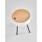 Aura dohányzóasztal, fehér