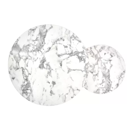 Paola fehér/arany dohányzóasztal szett