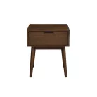 Cassina éjjeliszekrény, dió