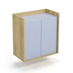 MOBIUS szekrény 2D szín: hikora tölgy/világoskék