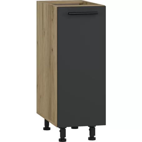 VENTO D-30/82 alsó szekrény, szín: craft tölgy/antracit