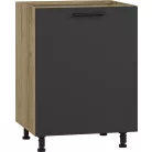 VENTO D-60/82 alsó szekrény, szín: craft tölgy/antracit