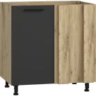 VENTO DK-80/82 sarok mosogató szekrény, szín: craft tölgy/antracit