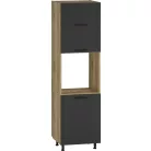 VENTO DP-60/214 magas rakodószekrény, szín: craft tölgy/antracit