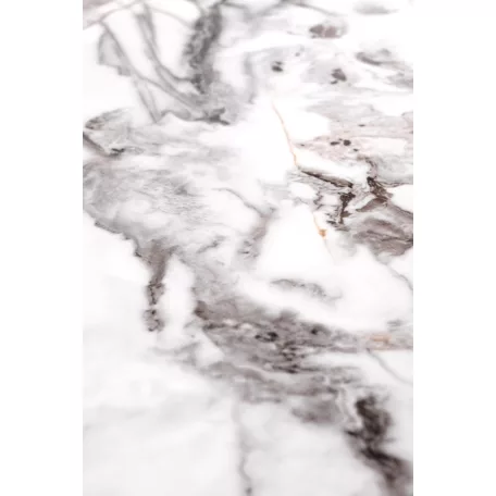 FORMOSA 2 db dohányzóasztal készlet, fehér márvány