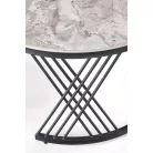 FLAMINGO 2 dohányzóasztal készlet, szürke márvány