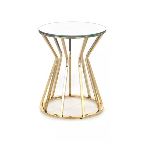 AFINA S, dohányzóasztal, tükör / arany