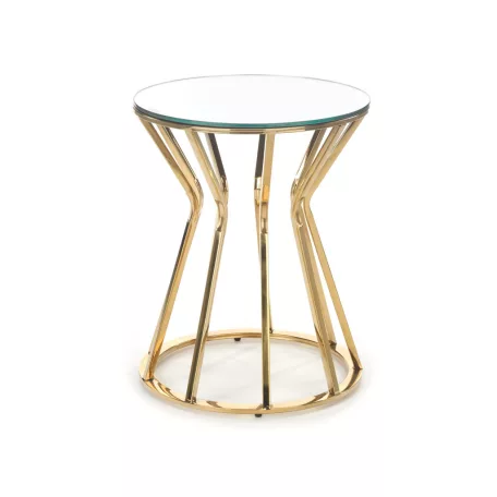 AFINA S, dohányzóasztal, tükör / arany