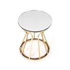 AFINA S, dohányzóasztal, tükör / arany