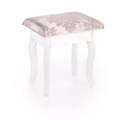 SARA komód konzol székkel, fehér matt