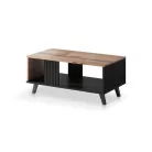 RANDOM LAW-1 dohányzóasztal, színe: wotan tölgy/fekete