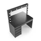 HOLLYWOOD XL, fésülködőasztal, fekete