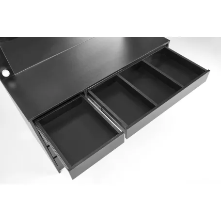 HOLLYWOOD XL, fésülködőasztal, fekete