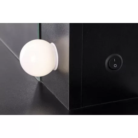 HOLLYWOOD XL, fésülködőasztal, fekete