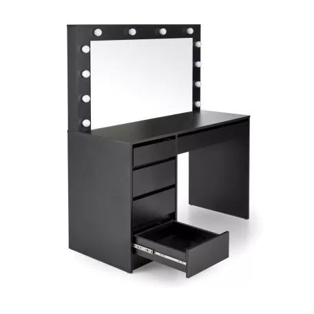 HOLLYWOOD XL, fésülködőasztal, fekete