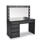 HOLLYWOOD XL, fésülködőasztal, fekete