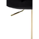 H120 bárszék, arany/fekete