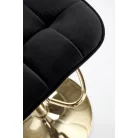H120 bárszék, arany/fekete