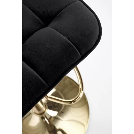 H120 bárszék, arany/fekete