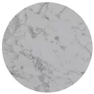 PAOLA 2 szett két dohányzóasztalból, márvány/ezüst