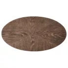 DELPHI dohányzóasztal, dió / fekete