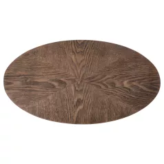 DELPHI dohányzóasztal, dió / fekete